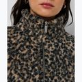Dámská mikina Sweaty Betty Plush Contrast Zip Up Fleece brown ink leopard print 5