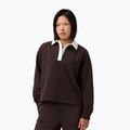 Dámská mikina Sweaty Betty Revive Rugby espresso brown