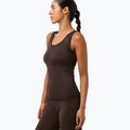 Dámské tričko na jógu Sweaty Betty Seamless Ruched Tank espresso brown 3