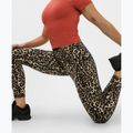 Dámské tréninkové legíny Sweaty Betty Power Piping Workout 7/8 brown ink leopard print 7