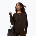 Dámská mikina Sweaty Betty After Class Yoke Crop espresso brown