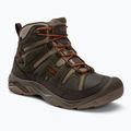 Pánské trekové boty KEEN Circadia Mid Wp green-brown 1026766