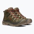 Pánské trekové boty KEEN Circadia Mid Wp green-brown 1026766 15