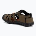 Juniorské sandály KEEN Seacamp II CNX dark olive/gold flame 3