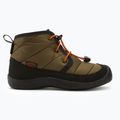 Juniorské boty KEEN Howser II Chukka WP dark olive/gold flame 2