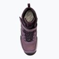 Dětské turistické boty KEEN Skua Mid WP JR black plum/plum perfect 5