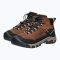 Dětské trekingové boty KEEN Targhee IV Mid Waterproof bison/brindle 8
