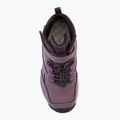 Dětské turistické boty KEEN Skua Mid WP black plum/plum perfect 5