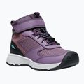 Dětské turistické boty KEEN Skua Mid WP black plum/plum perfect 8