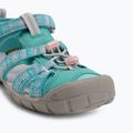 Juniorské sandály KEEN Seacamp II CNX bright aqua/giggle pink 7