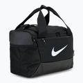 Sportovní taška Nike Brasilia 9.5 Duffle 25 l black/black/white 2