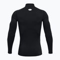 Pánské  tričko longsleeve  Under Armour Comp Mock UA Armour black/white 7