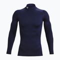 Pánské tréninkové tričko Longsleeve Under Armour Comp Mock UA Armour midnight navy/white