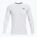 Pánské tréninkové tričko Longsleeve Under Armour CG Armour Fitted Crew white/black