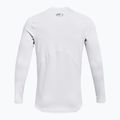 Pánské tréninkové tričko Longsleeve Under Armour CG Armour Fitted Crew white/black 2