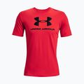 Under Armour UA Sportstyle Logo SS pánské tréninkové tričko červená 1329590