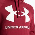 Pánská sportovní mikina Under Armour pánská tréninková mikina Rival Fleece Big Logo HD červeno- bílá 1357093-664 6