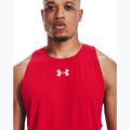 Pánský basketbalový míč Under Armour Baseline Cotton Tank 601 červená 1361901-601-LG 4