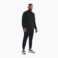 Under Armour Armour Fleece Hoodie pánská tréninková mikina černá 1373353-001 2
