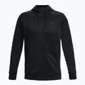 Pánská mikina Under Armour Fleece FZ Hoodie black/black 5