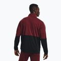 Pánská tréninková mikina Under Armour Pique Track černá a bordó 1366202 3