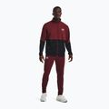 Pánská tréninková mikina Under Armour Pique Track černá a bordó 1366202 2