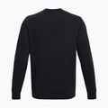 Pánská mikina Under Armour Essential Fleece Crew černá/bílá 5