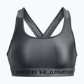 Fitness podprsenka Under Armour Crossback Mid pitch gray/black 5