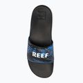 Pánské žabky Reef One Slide černo-modrýe CJ0612 6
