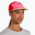 Kšiltovka Brooks Lightweight Packable cherry tomato/neo pink 2