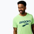 Pánské běžecké tričko Brooks Distance 3.0 neo limeade/brooks logo 4