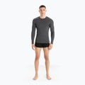 Pánské termo tričko Longsleeve icebreaker Merino 150 Anatomica Crewe jet heather 2