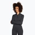 Dámská termoakční mikina icebreaker Merino 260 Vertex LS HZ On-Piste black/ snow/j
