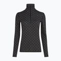 Dámská termoakční mikina icebreaker Merino 260 Vertex LS HZ On-Piste black/ snow/j 5