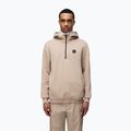 Pánská mikina Napapijri B-Badge Half Zip Hooded beige rocky