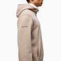 Pánská mikina Napapijri B-Badge Half Zip Hooded beige rocky 4