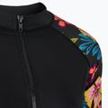 Dámské plavecké tričko longsleeveHurley Fiji Fantasy Zip Front Rashguard black 3