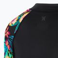 Dámské plavecké tričko longsleeveHurley Fiji Fantasy Zip Front Rashguard black 4