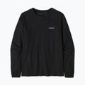 Dámské tričko Longsleeve Patagonia P-6 Logo Responsibili-Tee black 3