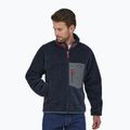 Pánská fleecová mikina Patagonia Classic Retro-X new navy w/wax red
