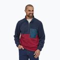 Pánská fleecová mikina Patagonia Microdini 1/2 Zip P/O voskově červená