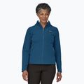 Dámská softshellová bunda Patagonia R1 CrossStrata Hoody lagom blue