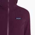 Dámská softshellová bunda Patagonia R2 TechFace Hoody night plum 3