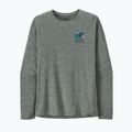 Pánské tričko Patagonia Cap Cool Daily Graphic Shirt-Waters trekking longsleeve chasing peaks/sleet green x-dye 7