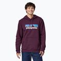Mikina Patagonia P-6 Logo Uprisal night plum