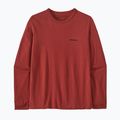 Dámské trekingové tričko Patagonia P-6 Logo Responsibili-Tee LS burl red 5