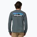 Pánské trekové tričko longsleeve Patagonia P-6 Logo Responsibili nouveau green 2