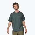 Pánské trekové tričko Patagonia P-6 Logo Responsibili-Tee nouveau green