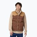 Pánská vesta Patagonia Reversible Bivy Down moose brown