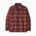 Pánská košilePatagonia Organic Cotton MW Fjord Flannel ice caps/burl red 4